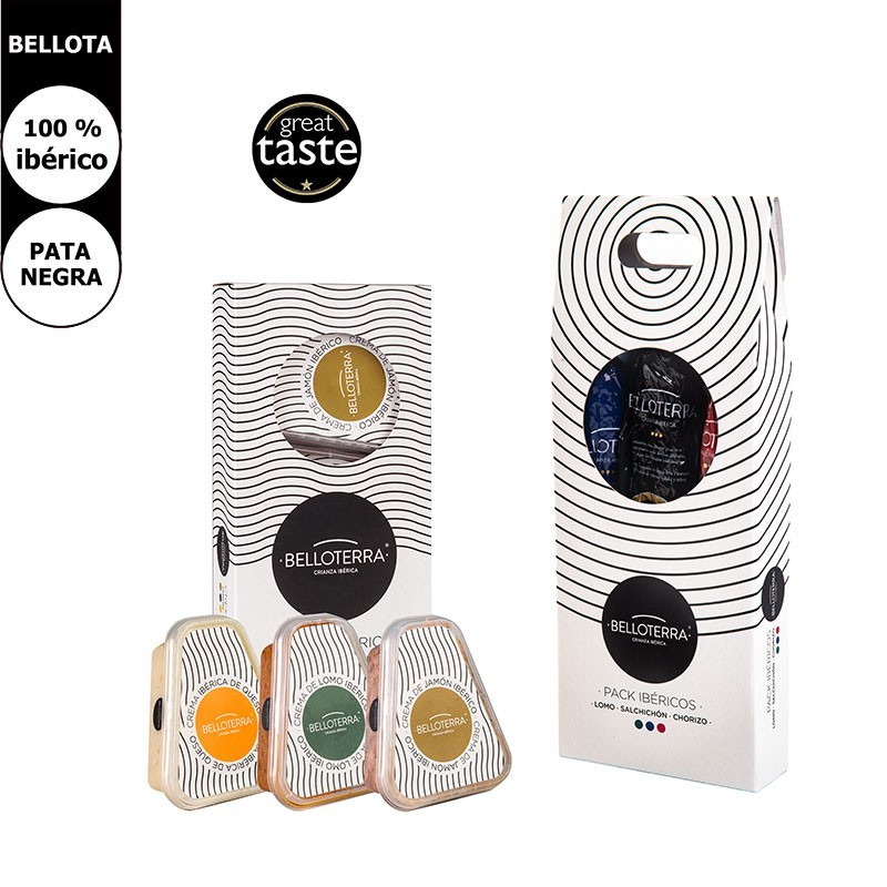 Embutidos de Bellota y Cremas Ibéricas de Jamón, Lomo y Queso